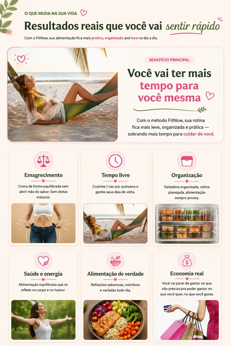 Resultados reais que você vai sentir rápido