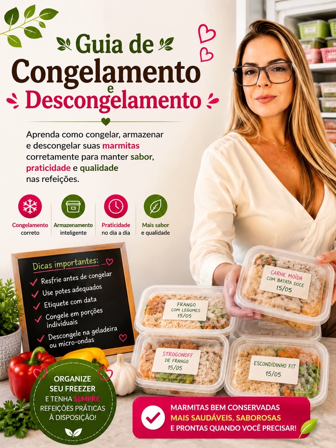Guia de Congelamento e Descongelamento