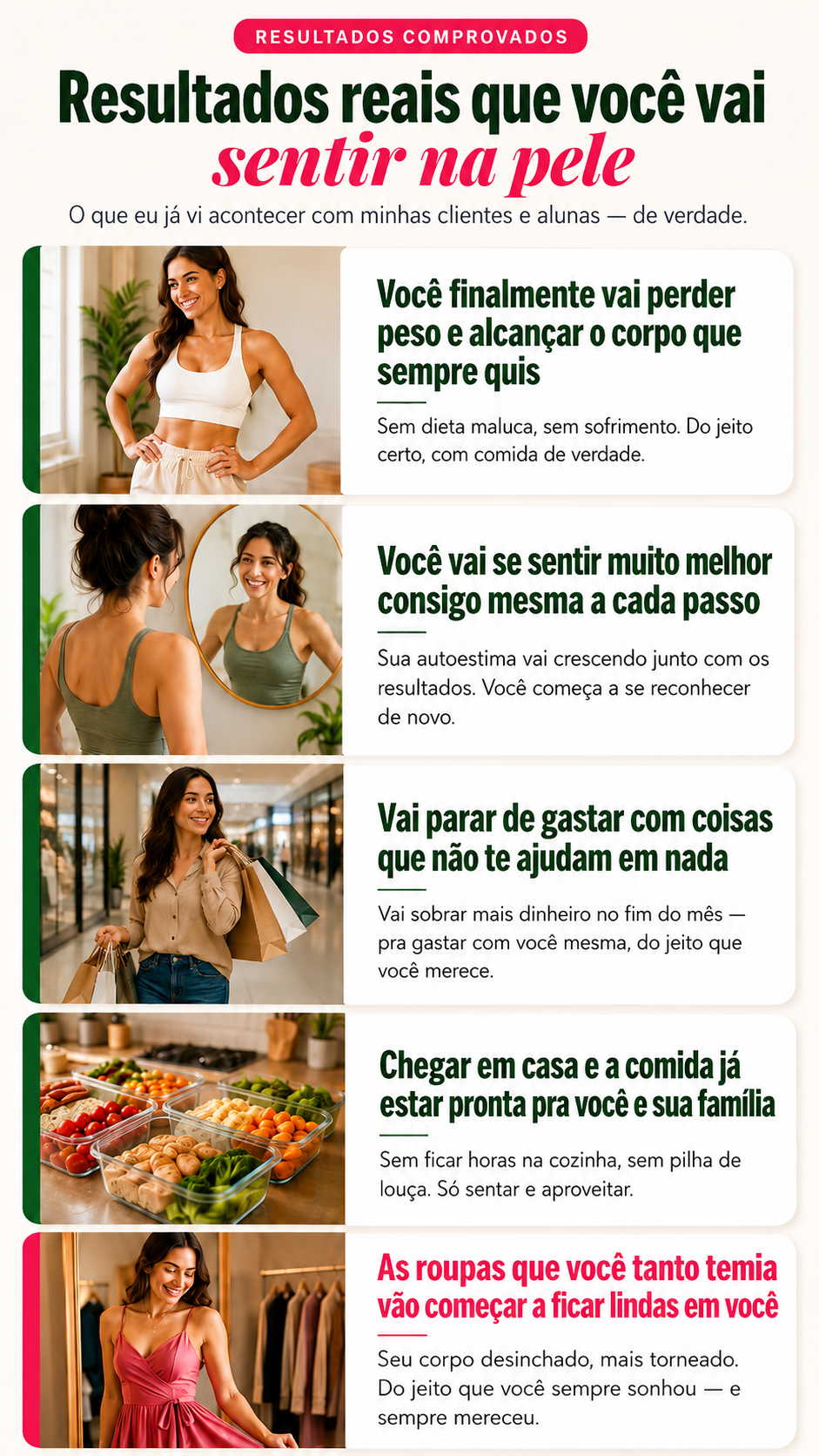 Resultados reais que você vai sentir na pele
